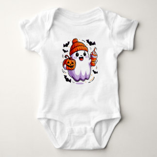 Cute Halloween Ghost Baby Bodysuit