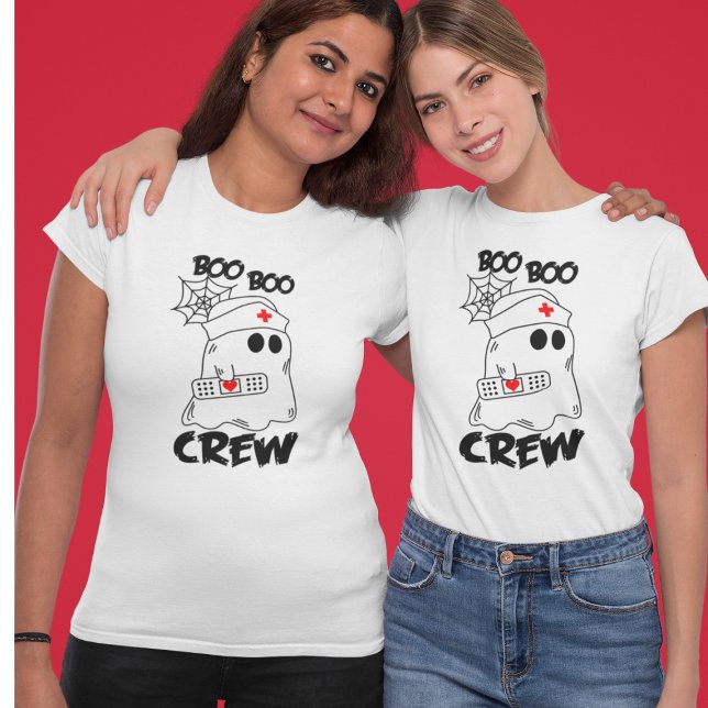 Cute Halloween  Ghost Boo Crew  T-Shirt (Creator Uploaded)