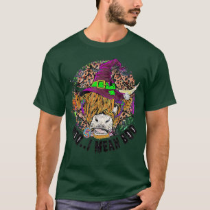 Cute Halloween Ghost Costume Cow Moo I Mean Boo Sc T-Shirt