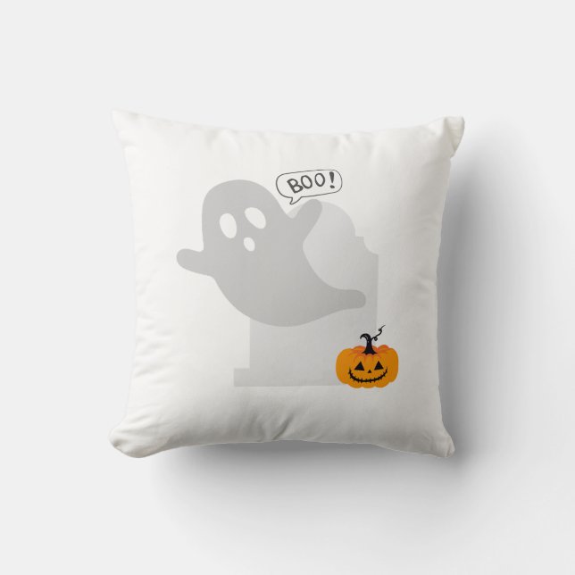 Cute Halloween Ghost Cushion (Front)