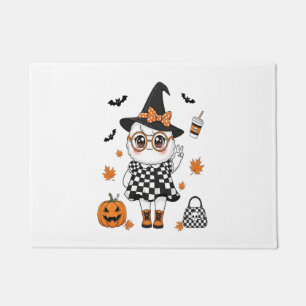 Cute Halloween Ghost Doormat