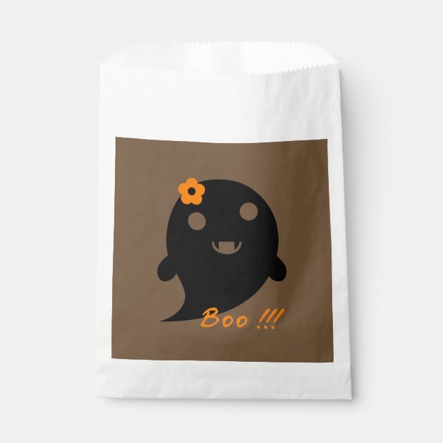 Cute Halloween Ghost Favour Bag (Front)