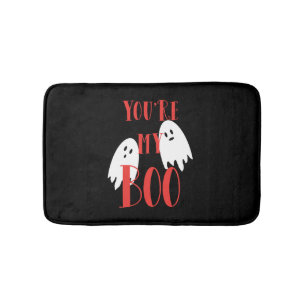 Cute Halloween Ghost Halloween Boo Bath Mat