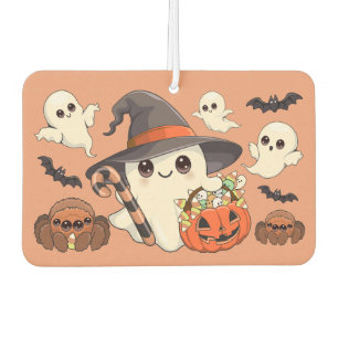 Cute Halloween Ghost Kawaii Style Car Air Freshener