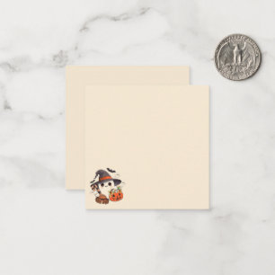 Cute Halloween Ghost Kawaii Style Card
