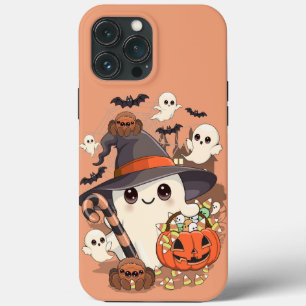 Cute Halloween Ghost Kawaii Style iPhone 13 Pro Max Case