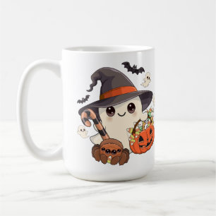 Cute Halloween Ghost Kawaii Style Coffee Mug