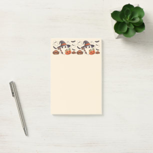Cute Halloween Ghost Kawaii Style Post-it Notes