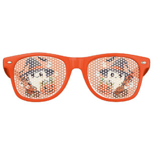 Cute Halloween Ghost Kawaii Style Retro Sunglasses