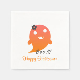 Cute Halloween Ghost Napkin
