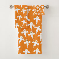 Cute Halloween Ghost Orange