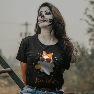 Cute Halloween Ghost Pumpkin Spice Personalised T-Shirt