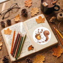 Cute Halloween Ghost Squirrel Custom Favour Classi
