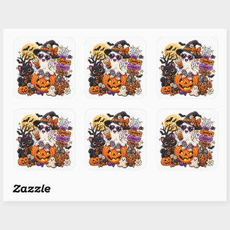 Cute Halloween Ghost Sticker | Spooky Vibes