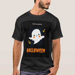 Cute Halloween Ghost SVG PNG PDF Retro Spooky T-Shirt