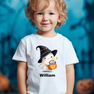 Cute Halloween Ghost Toddler T-Shirt