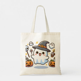 Cute Halloween Ghost Tote Bag