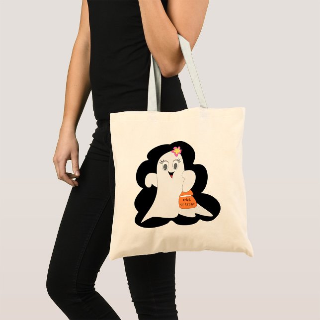 Cute Halloween Ghost Tote Bag (Creator Uploaded)