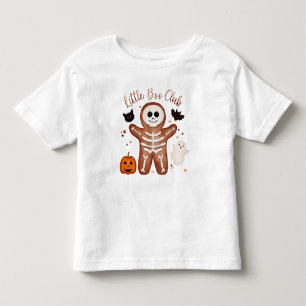 Cute Halloween Gingerbread Skeleton Toddler T-Shir T-Shirt