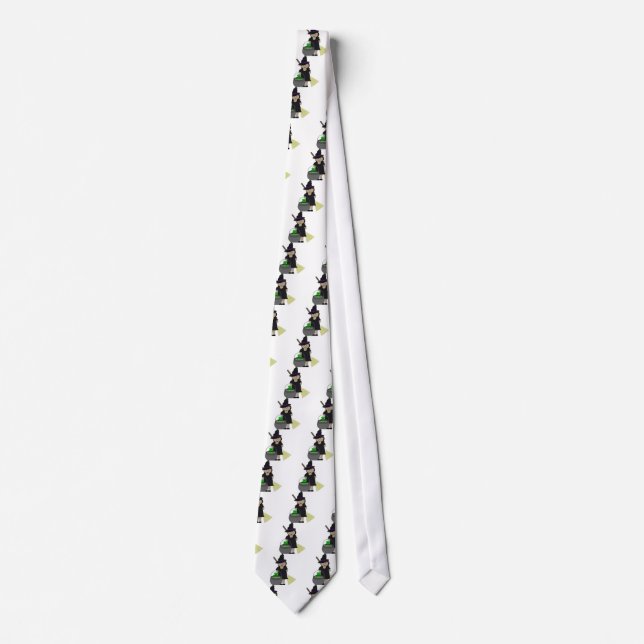 Cute Halloween Girl Tie (Front)