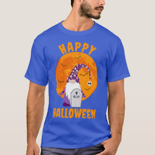 Cute Halloween Gnome Happy Halloween Graveyard T-Shirt