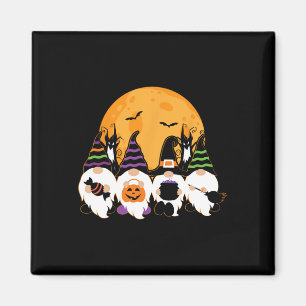 Cute Halloween Gnome Spooky Gardening Trick Or Tre Magnet