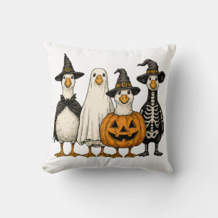 Cute Halloween Goose Costumes   Witch Ghost Pumpki Cushion