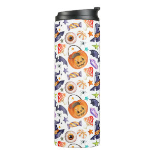 Cute Halloween illustration  Wrapping Paper Bath M Thermal Tumbler