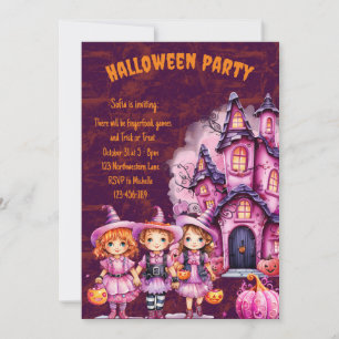 Cute Halloween Invitation for kids