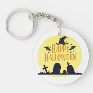Cute Halloween Keytags Ghosts, Pumpkins Key Ring