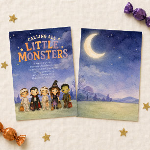 Cute Halloween Kid's Costume Party  Invitation