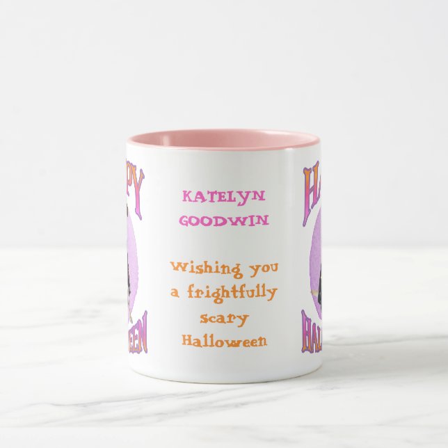 Cute Halloween Labrador custom Mug (Center)