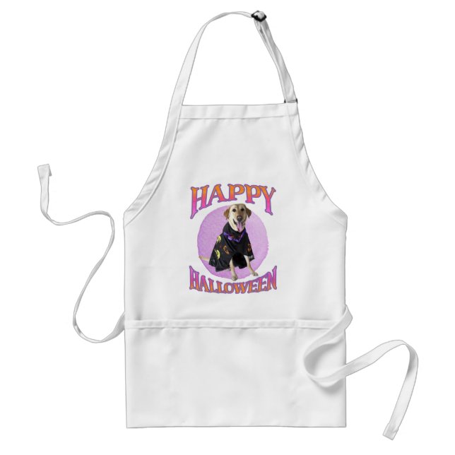 Cute Halloween Labrador Standard Apron (Front)