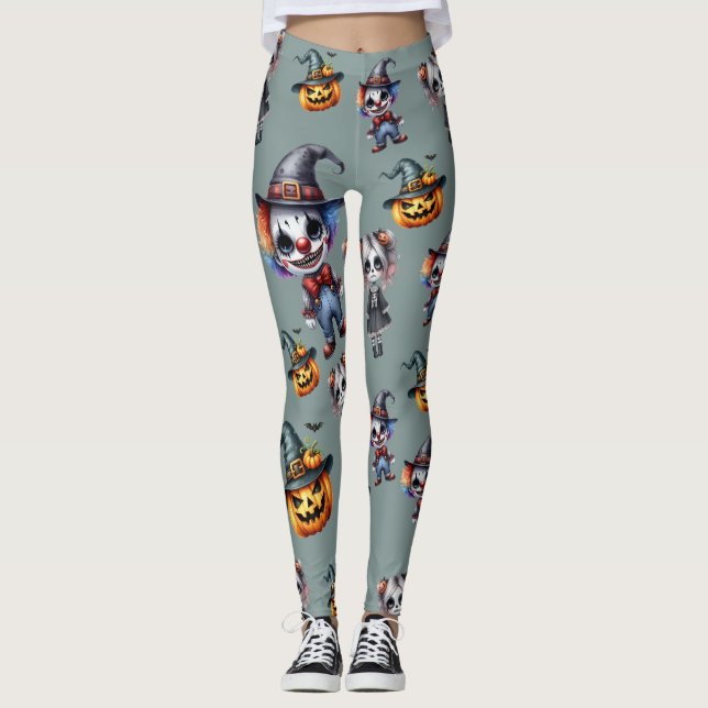 Cute Halloween Leggings (Front)