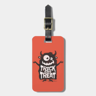 Cute Halloween monster Luggage Tag