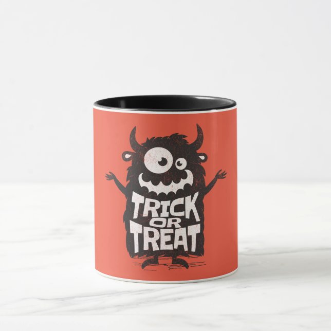 Cute Halloween monster Mug (Center)