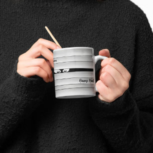 Cute Halloween Mummy Personalised Coffee Mug