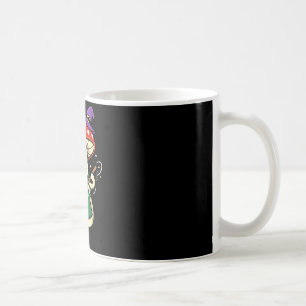Cute halloween mushroom witch hat cauldron magic coffee mug