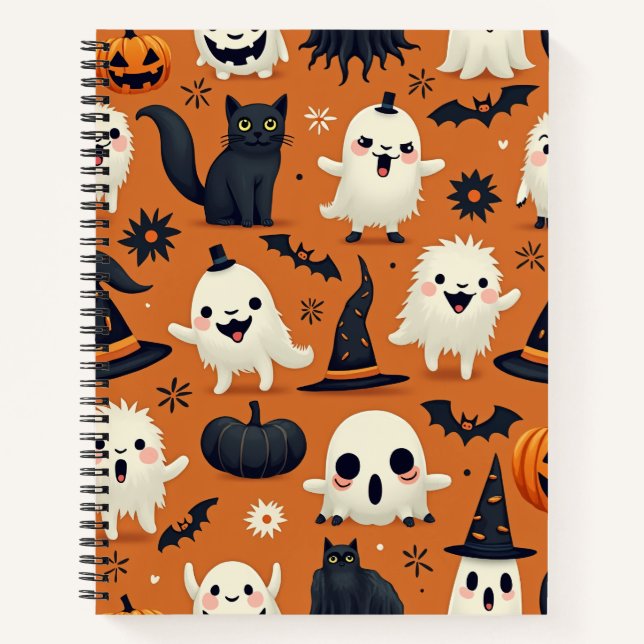  cute halloween notebook (Front)