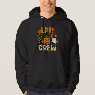 Cute Halloween Nurse Costume Lpn Boo Crew Gnome Hoodie