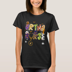 Cute Halloween Ortho Nurse Boo Boo Crew Ghost Spoo T-Shirt