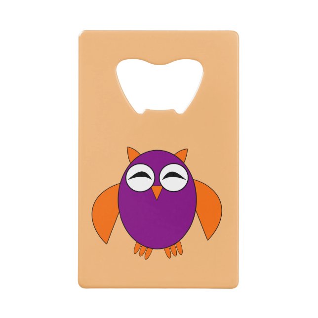 Cute Halloween Owl Bottle Opener (Front)