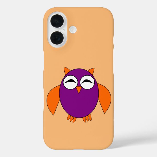 Cute Halloween Owl Case-Mate iPhone Case (Back)