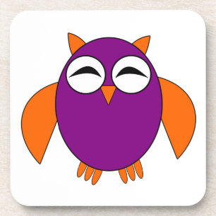 Cute Halloween Owl Coaster