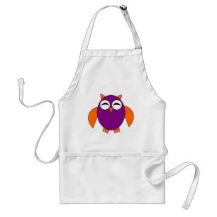 Cute Halloween Owl Cooking Apron