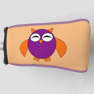Cute Halloween Owl Golf Putter Cover