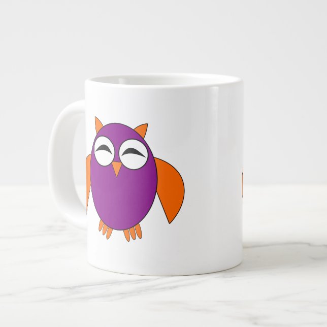 Cute Halloween Owl Mug (Front Left)