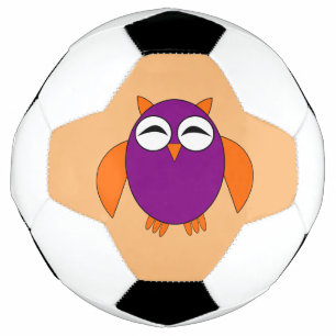 Cute Halloween Owl Soccer Ball