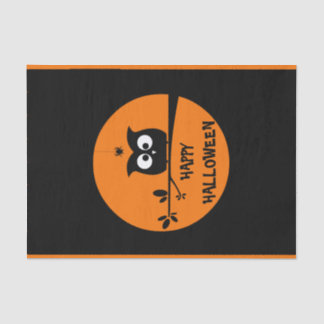 Cute Halloween Owl Tissue Paper