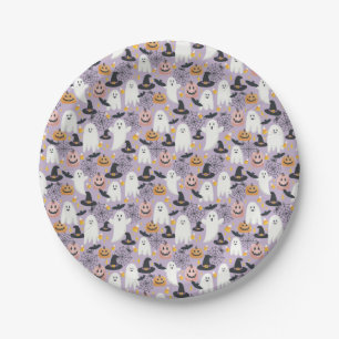 Cute Halloween Paper Plate